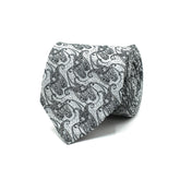 MONOCHROME PAISLEY TIE